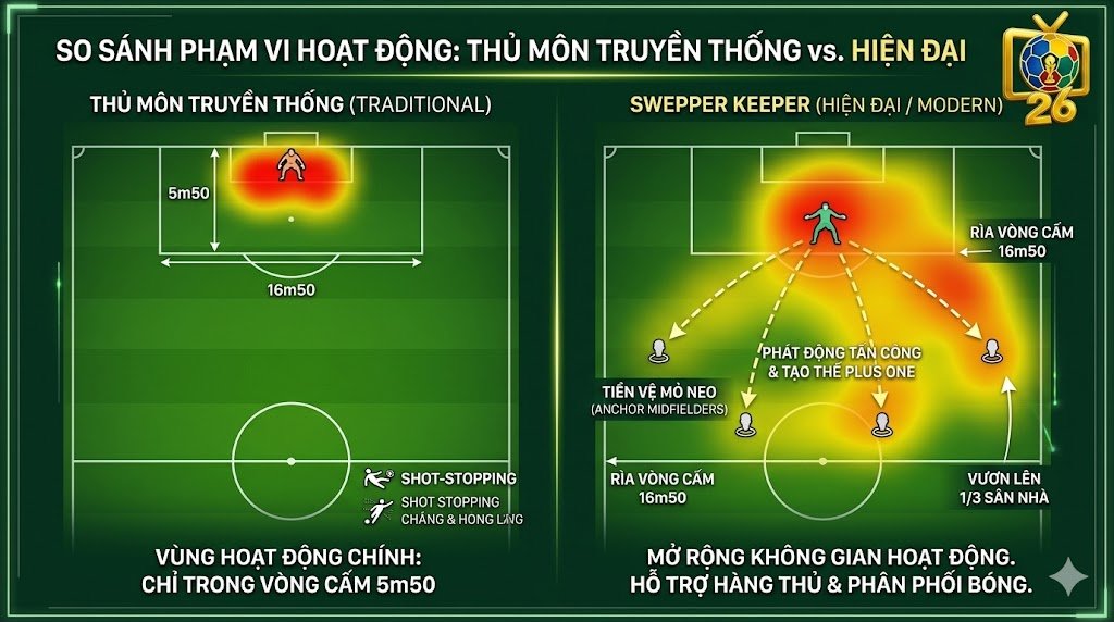 Thủ Môn Quét (Sweeper Keeper) Là Gì? Phân Tích Kỹ Chiến Thuật