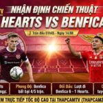 Nhận định bóng đá Hearts vs Benfica 01h45 ngày 14/08 tại vòng loại Europa League chi tiết trên ThapcamTV.